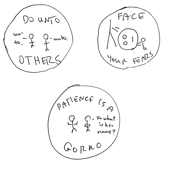 3 NEW GORKOS: PLATITUDES 1.0