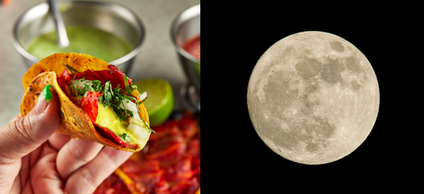 TACO SHORTAGE REPORTED………ON THE MOON!