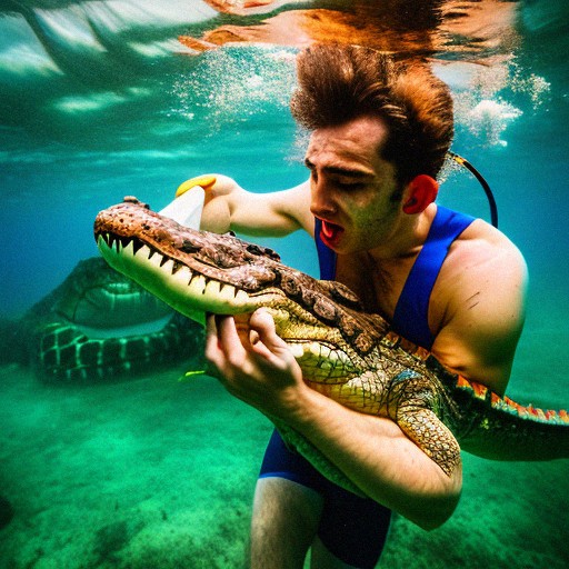 HOW LONG CAN YOU HOLD YOUR BREATH UNDERWATER WHILE WRESTLING A CROCODILE? MY RECORD IS TWO MINUTES