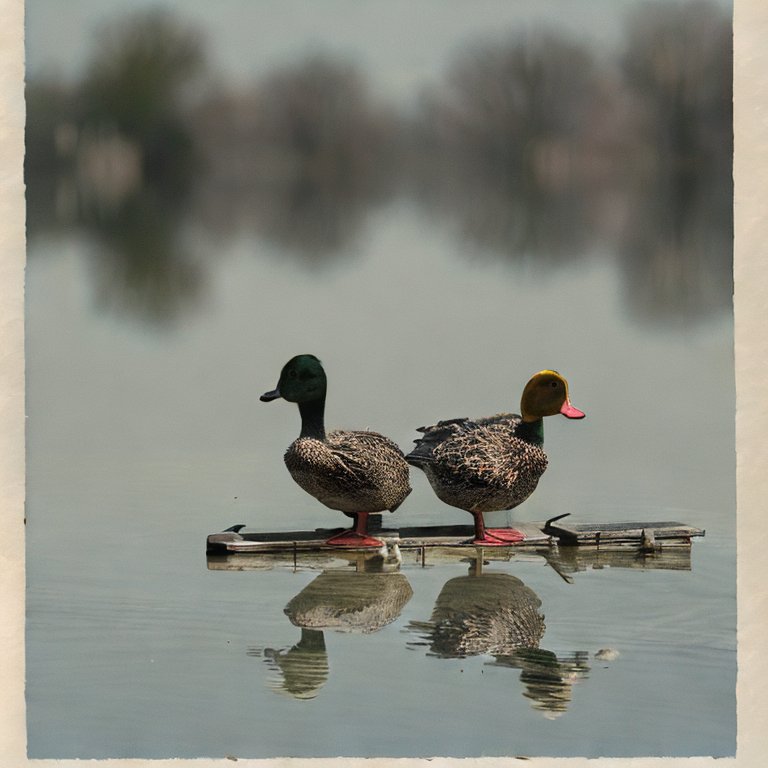 LOOK AT THESE STUPID DUCKS TRYING TO READ POETRY
