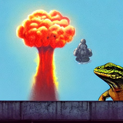 WATCH THIS CLEVER LIZARD RIDE OUT A NUCLEAR APOCALYPSE (VIDEO)
