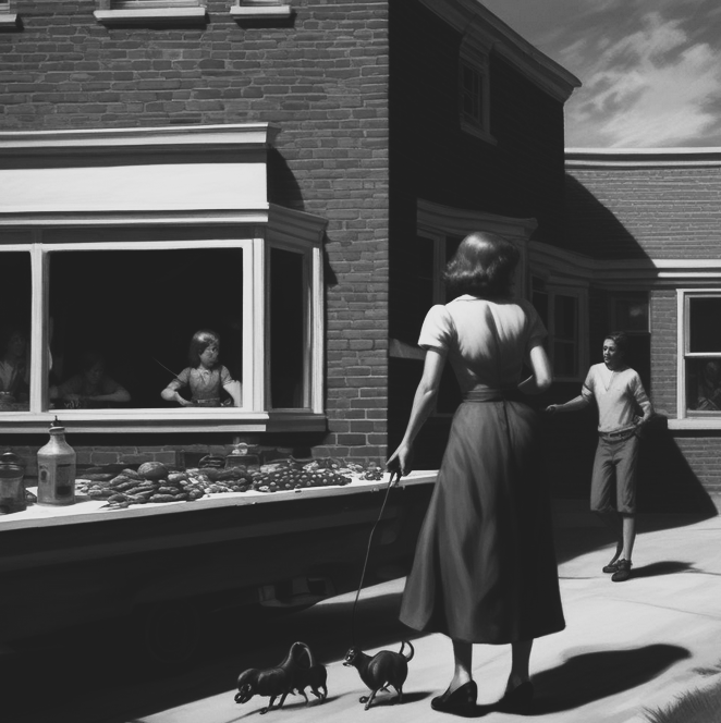 3 decolorized photographs that drain the present of all vitality