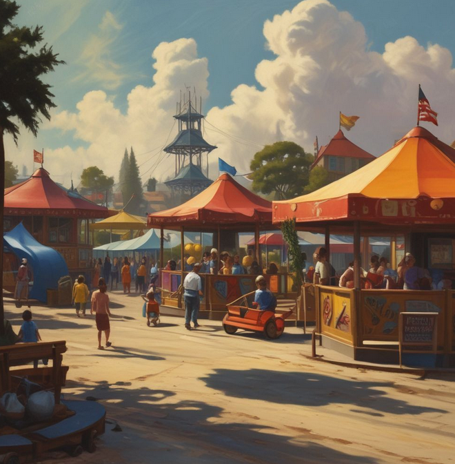 Kitchen Inconsequential Part 1: BOUNCY CASTLES by George Vincent